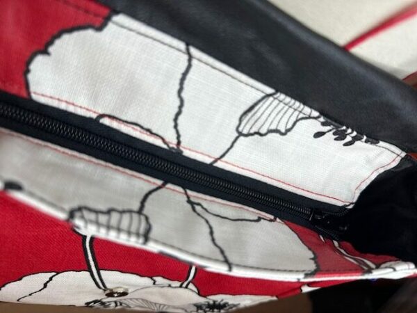 TISATOO - " Rouge & Noir "- Petit sac bandoulière – Image 5