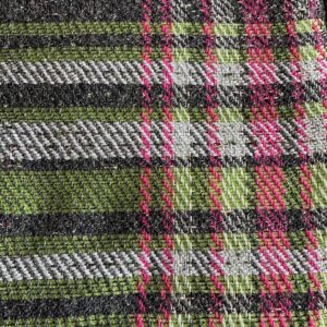 Veste Kim Carreaux - Gris/vert/rose