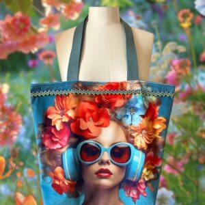 SHOPPER - TOTE BAG "Connectée"