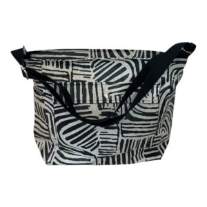 MINSATOO 4 - Sac bandoulière 7 poches "Zèbre"