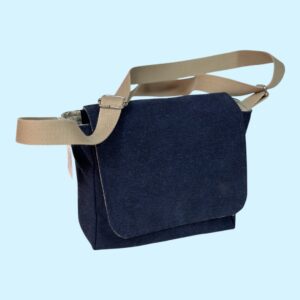 Nouveau Sac bandoulière TISATOO - Bleu Jean's